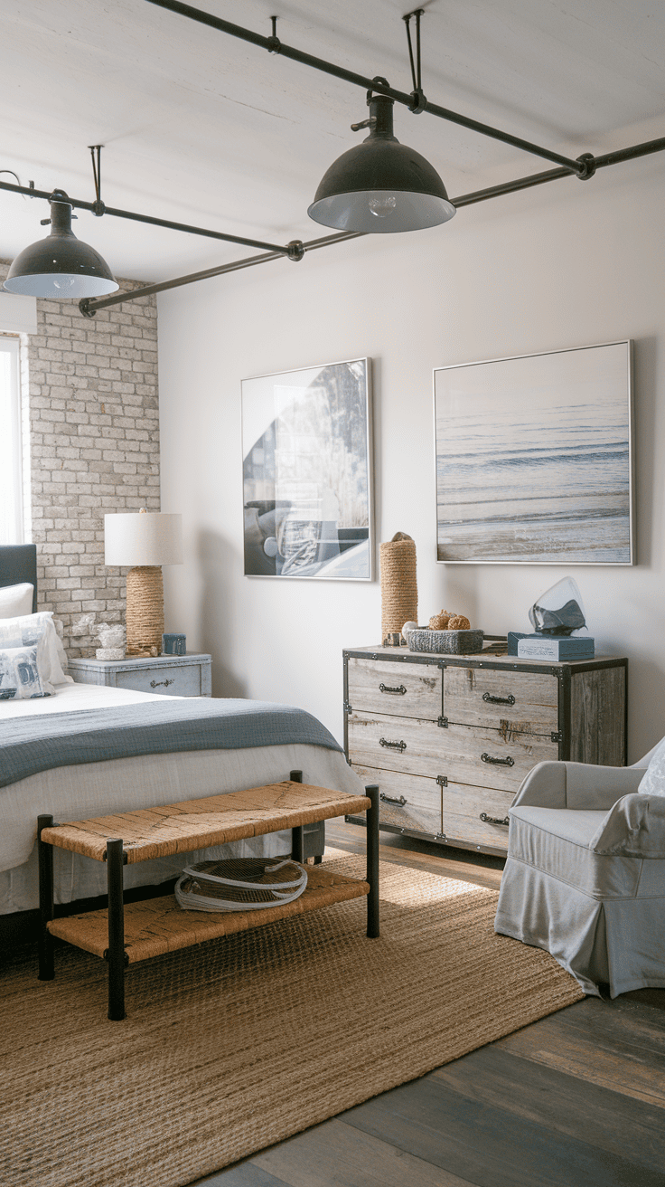 Photo inspiration: Picture Idea: Coastal Bedroom Decorating