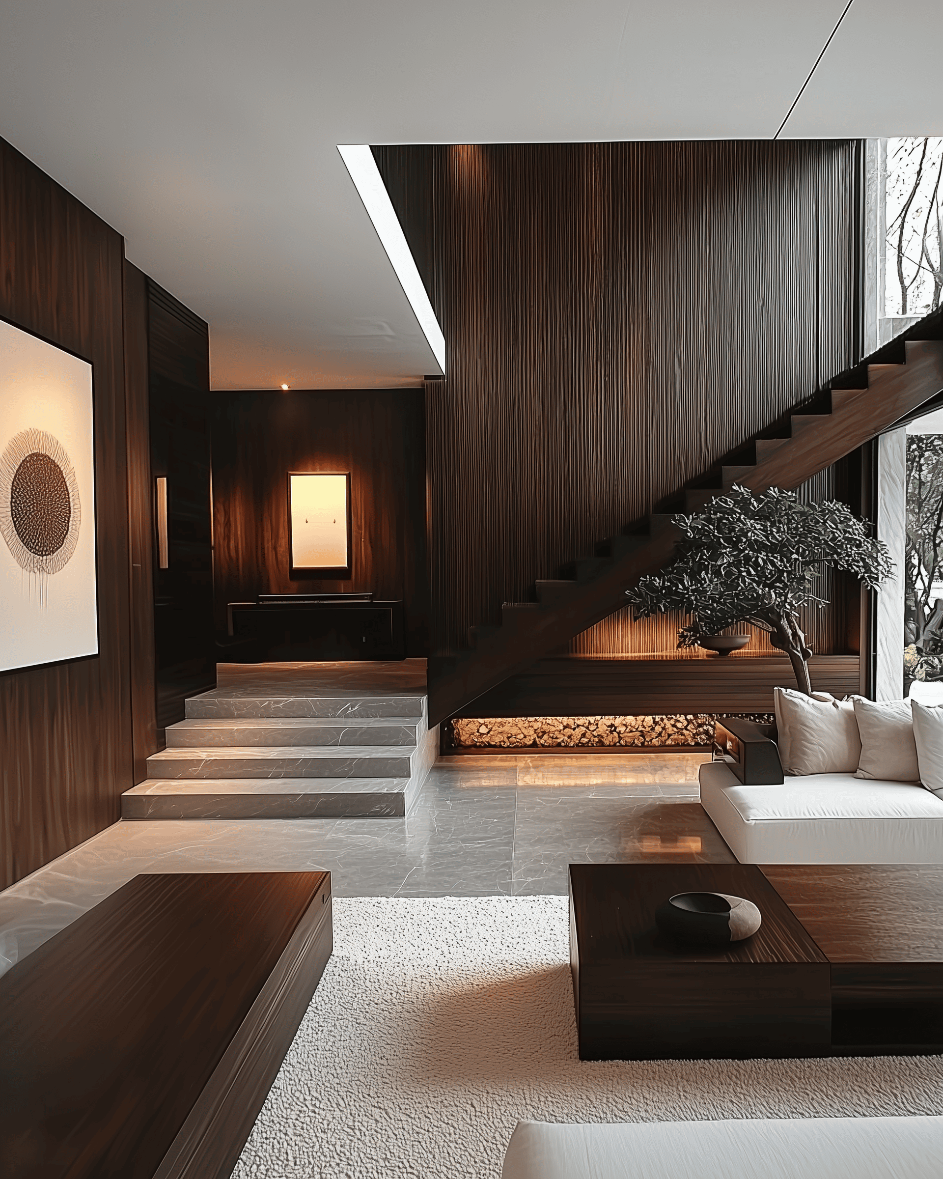 Dark Brown Interior Design