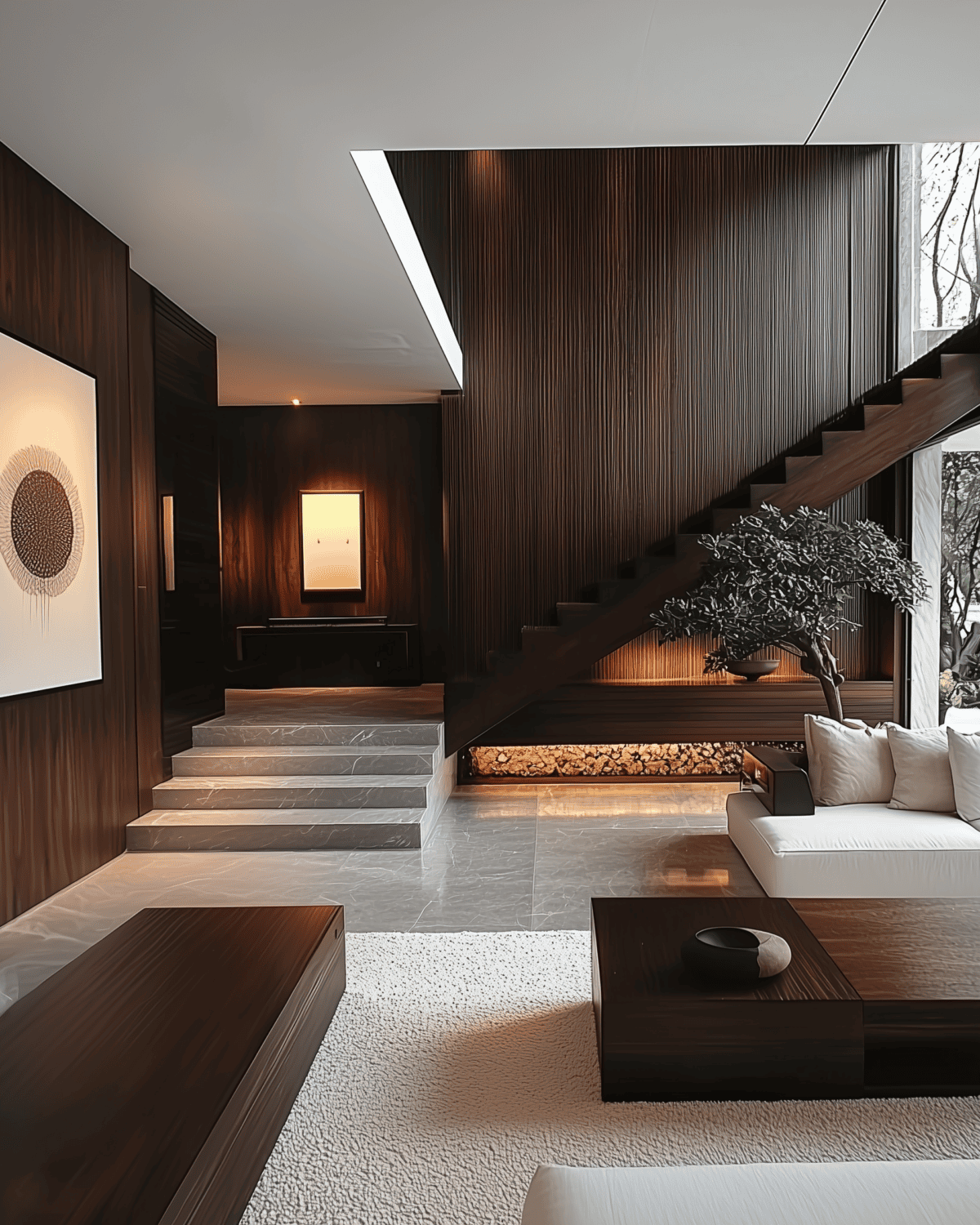 Dark Brown Interior Design