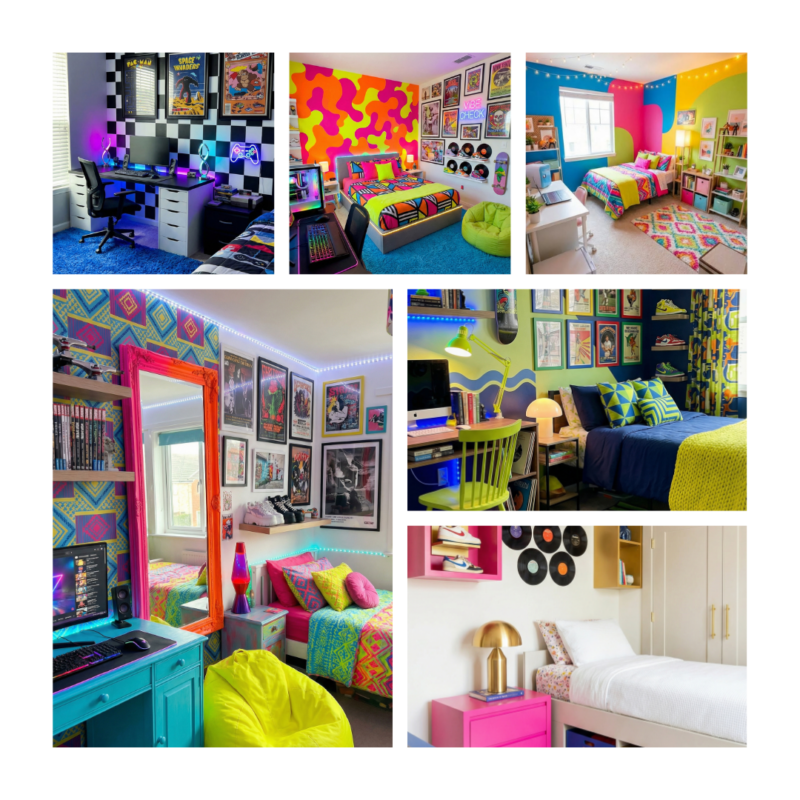 Funky Decorating Ideas for a Teen’s Bedroom Funhaus Vibe