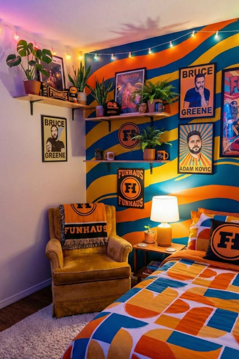Funky Decorating Ideas for a Teen’s Bedroom Funhaus Vibe